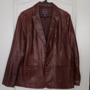 Leather Blazer